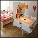 Ferienwohnung Hamburg Innenstadt, Schlaf-/Sitzbereich